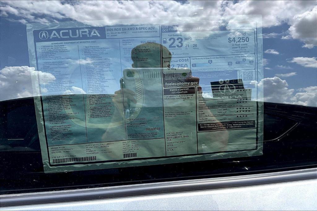 new 2025 Acura RDX car, priced at $55,800