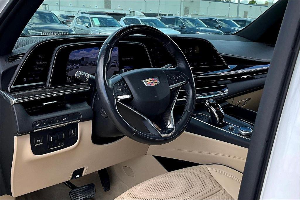 used 2023 Cadillac Escalade car, priced at $61,000