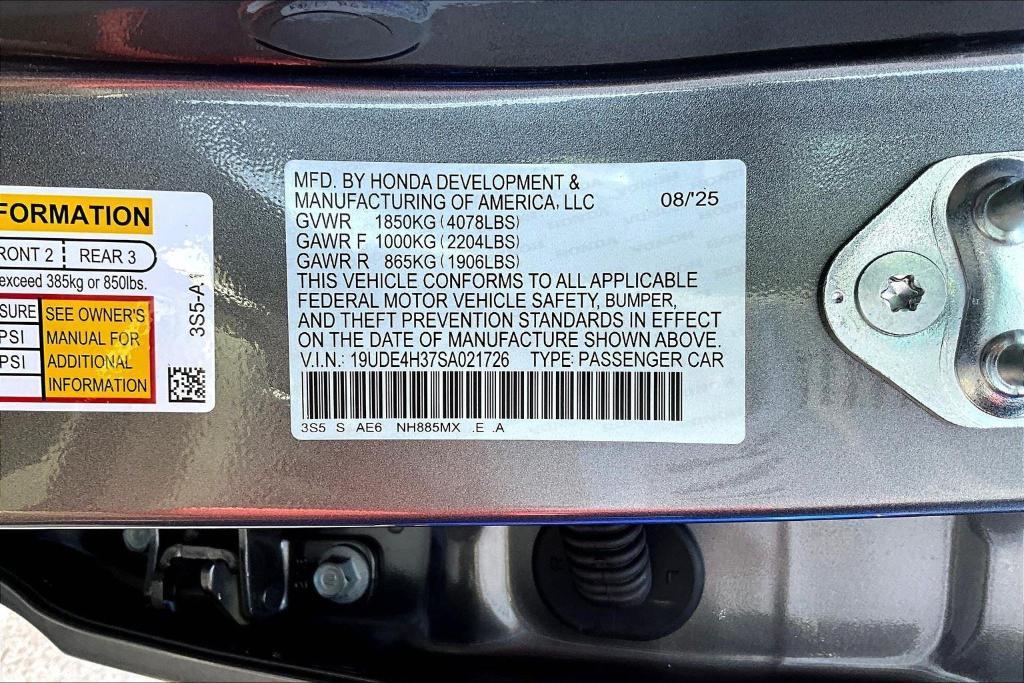 new 2025 Acura Integra car, priced at $36,195