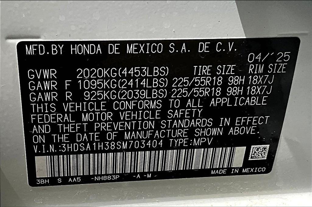 new 2025 Acura ADX car, priced at $36,950