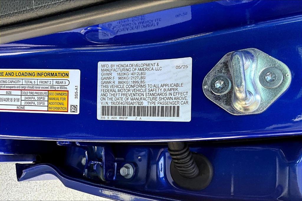 new 2025 Acura Integra car, priced at $39,795