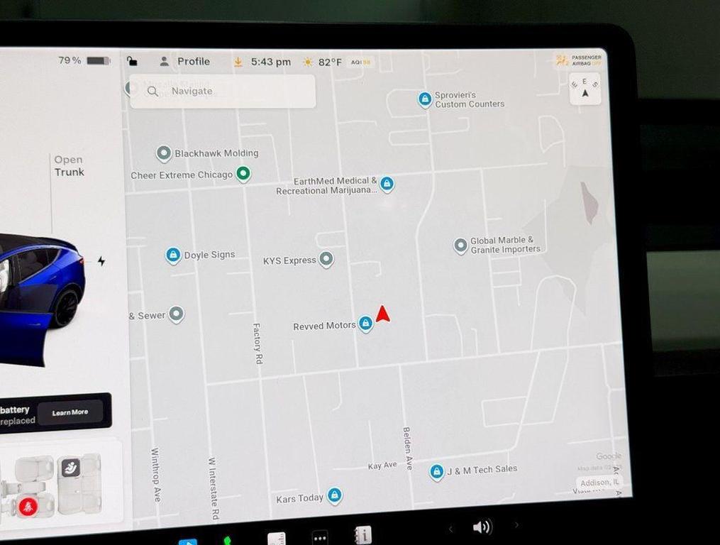 used 2021 Tesla Model Y car, priced at $24,950