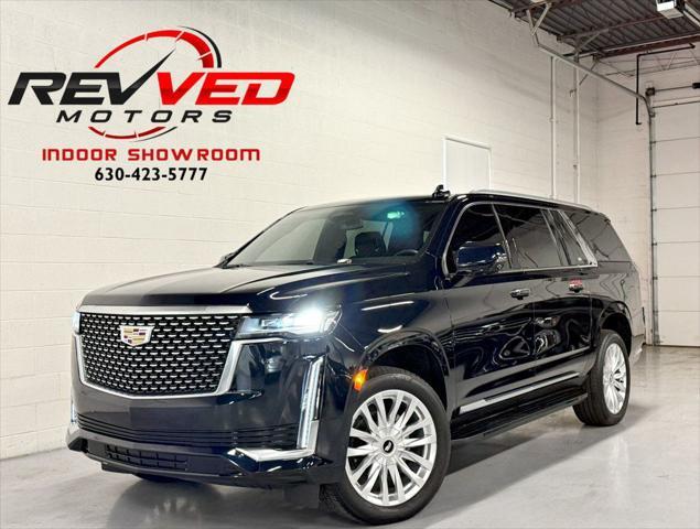 used 2021 Cadillac Escalade ESV car, priced at $68,995