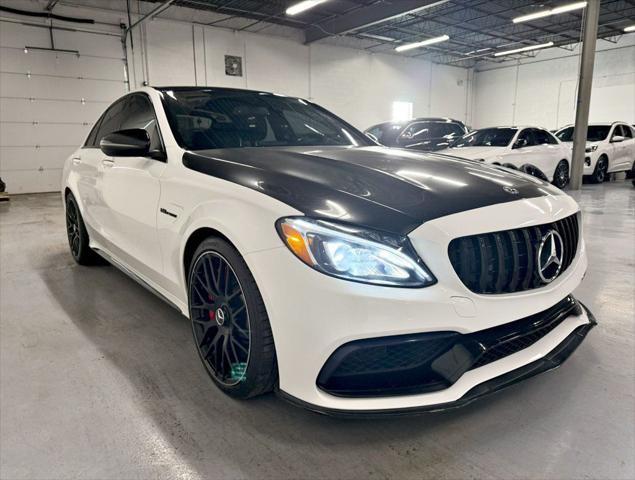 used 2018 Mercedes-Benz AMG C 63 car, priced at $49,950