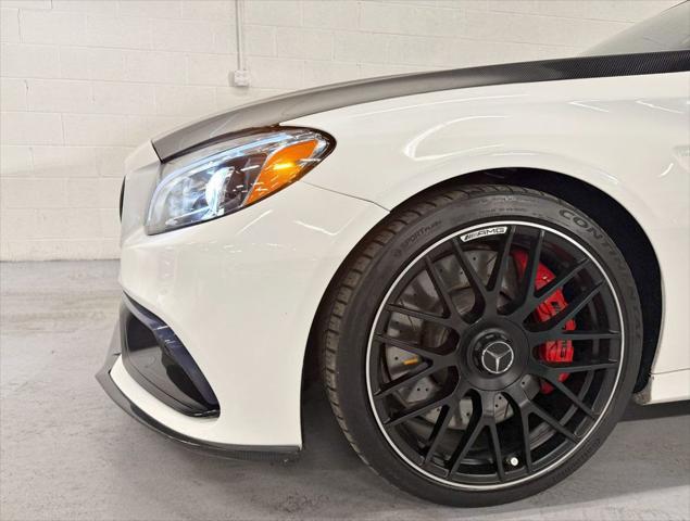 used 2018 Mercedes-Benz AMG C 63 car, priced at $49,950