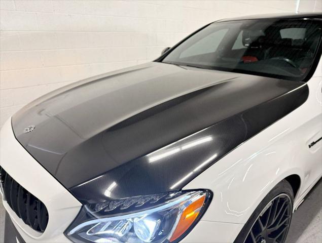 used 2018 Mercedes-Benz AMG C 63 car, priced at $49,950