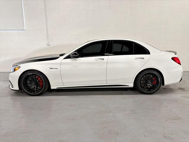 used 2018 Mercedes-Benz AMG C 63 car, priced at $49,950