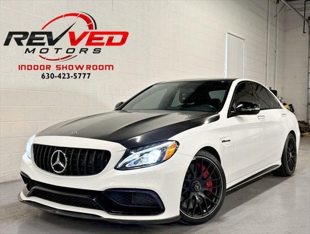 used 2018 Mercedes-Benz AMG C 63 car, priced at $49,950