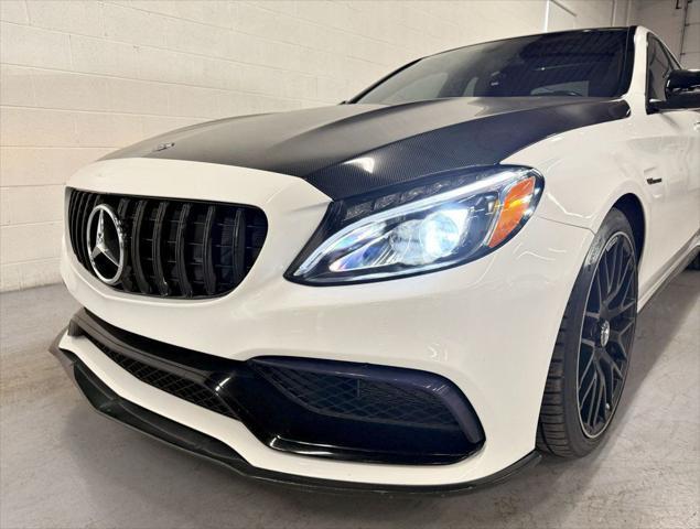 used 2018 Mercedes-Benz AMG C 63 car, priced at $49,950