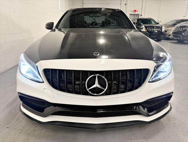 used 2018 Mercedes-Benz AMG C 63 car, priced at $49,950