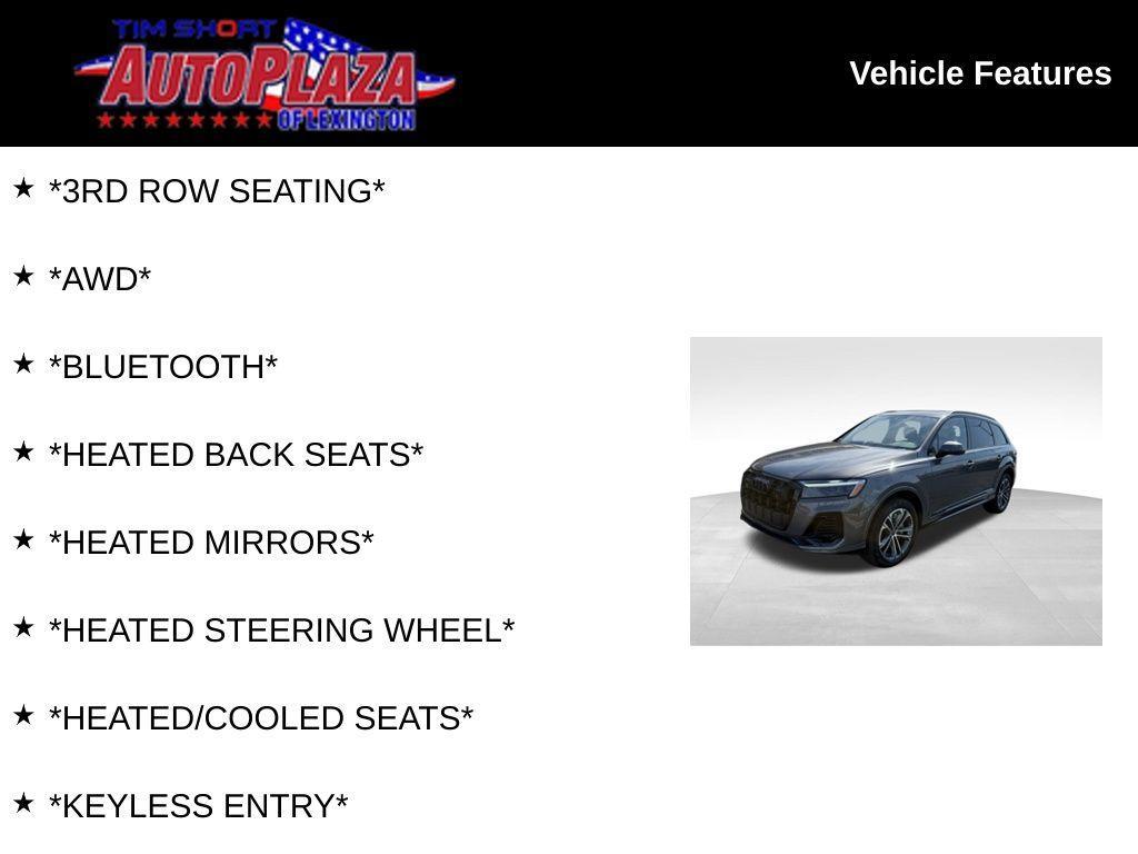 used 2025 Audi Q7 car, priced at $56,000