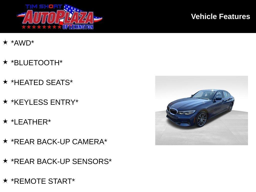 used 2021 BMW 330 car, priced at $24,500