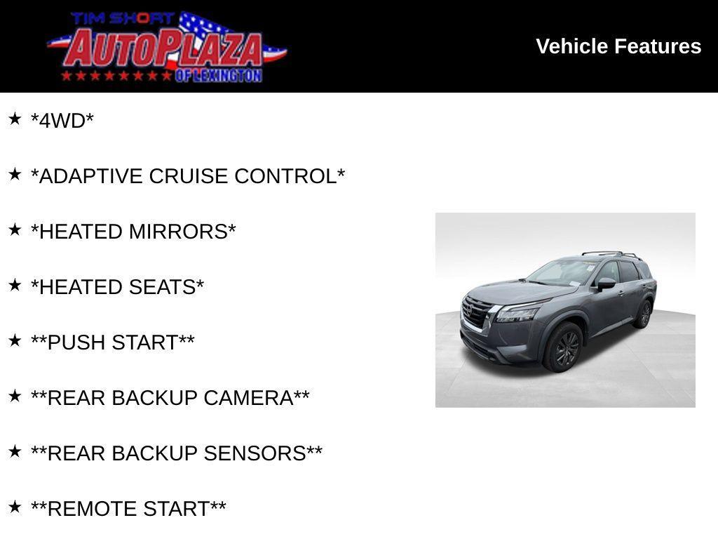 used 2022 Nissan Pathfinder car, priced at $30,000