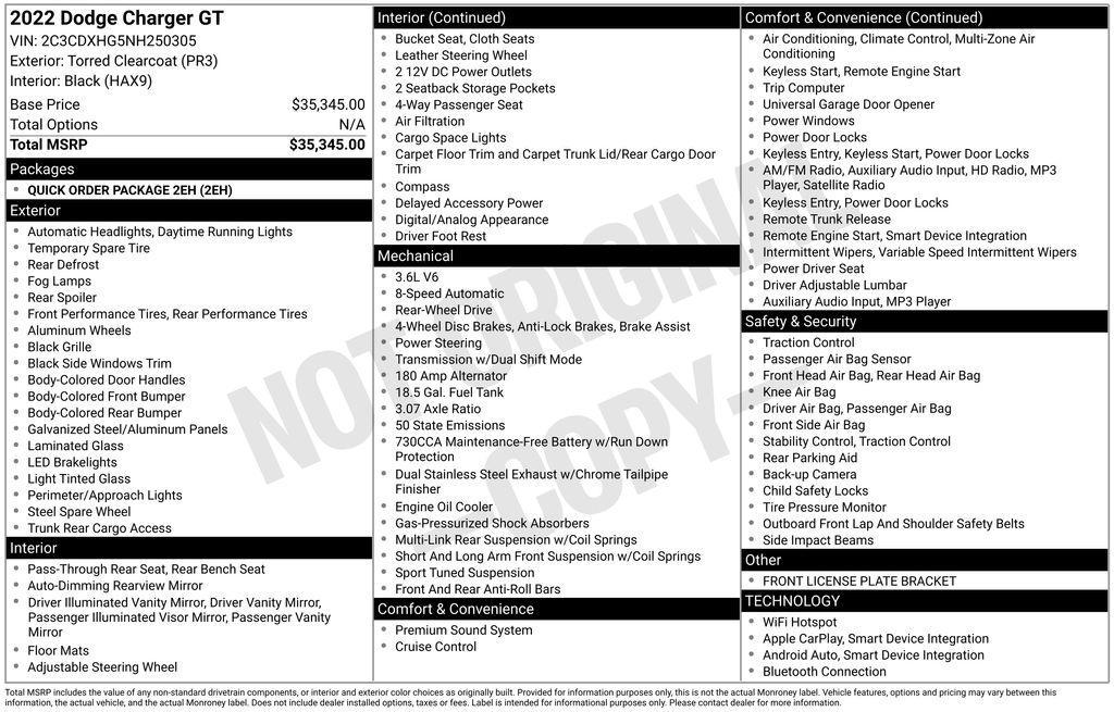 used 2022 Dodge Charger car, priced at $23,900