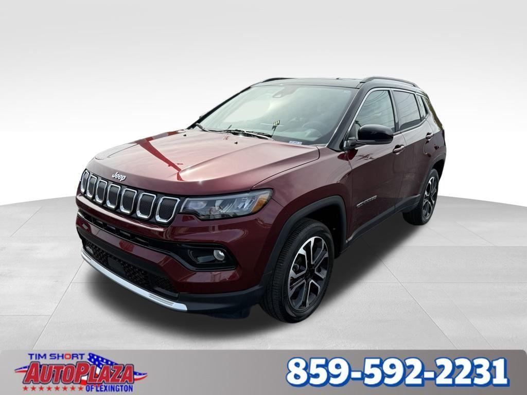 used 2022 Jeep Compass car, priced at $22,500