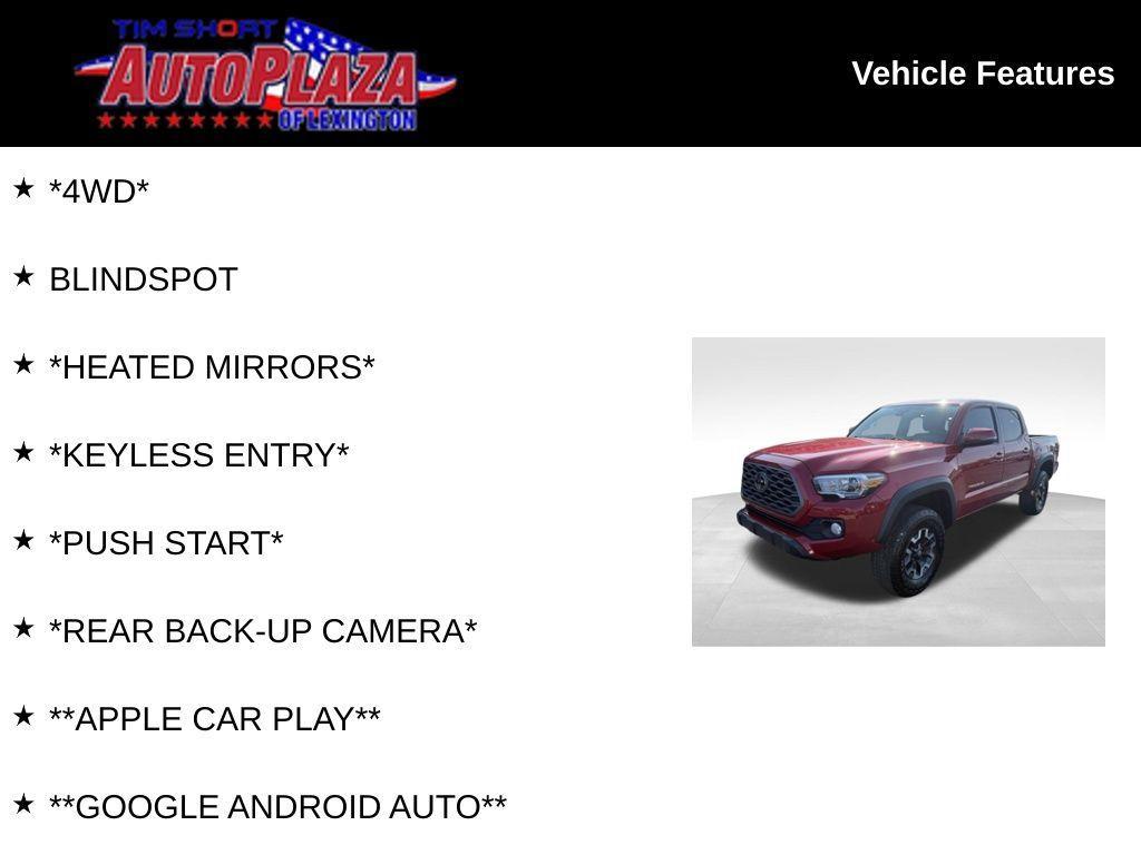 used 2022 Toyota Tacoma car, priced at $39,250