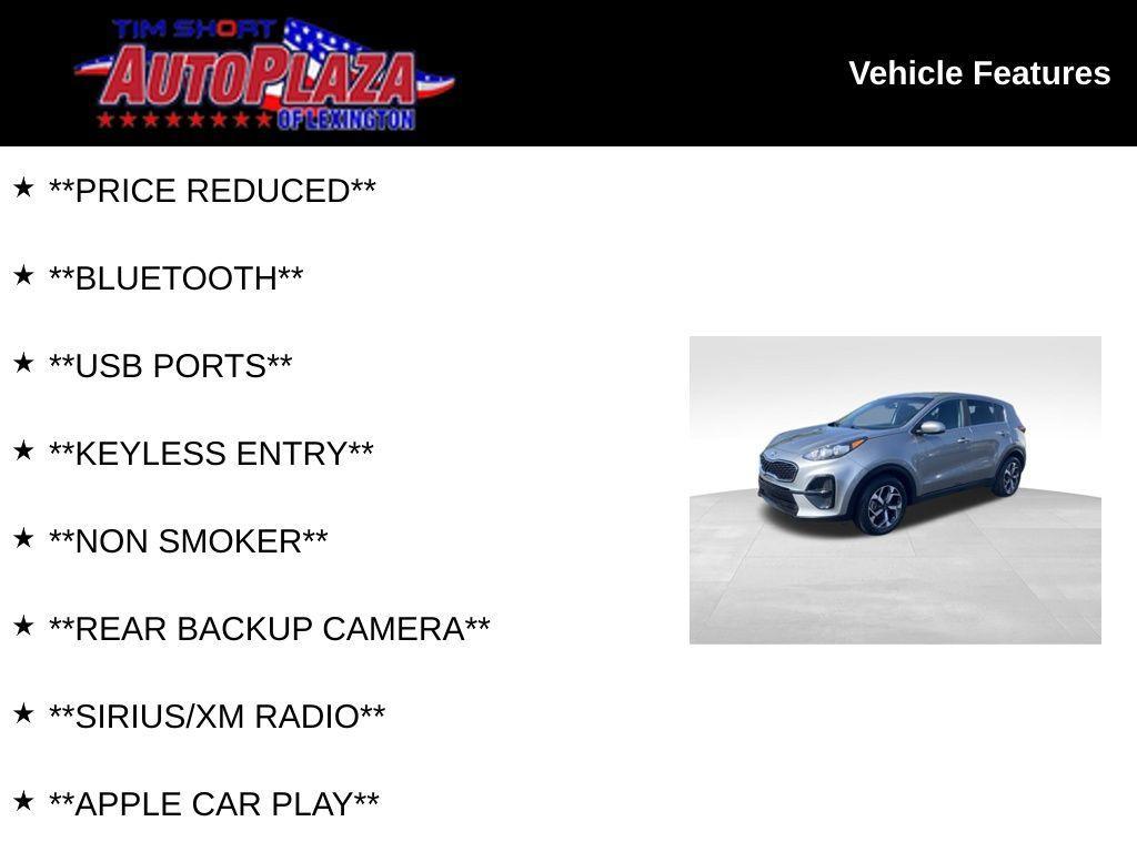 used 2020 Kia Sportage car, priced at $15,400