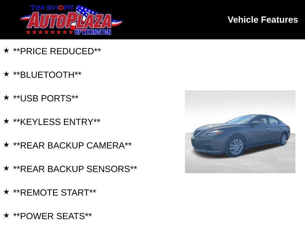 used 2018 Nissan Altima car, priced at $13,750