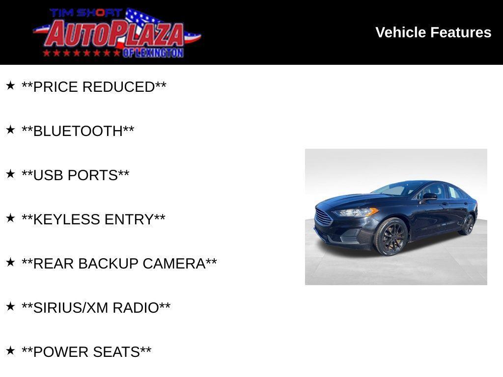 used 2020 Ford Fusion car, priced at $15,600