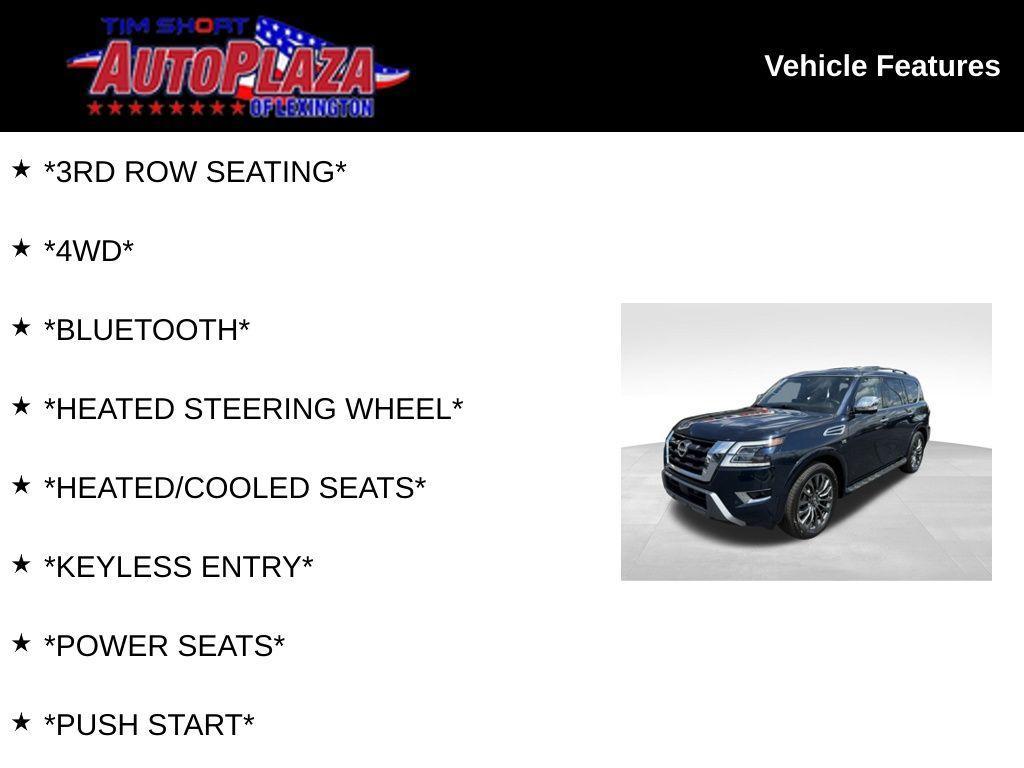 used 2021 Nissan Armada car, priced at $34,600
