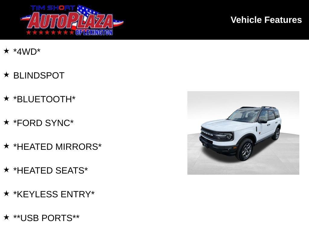 used 2023 Ford Bronco Sport car, priced at $31,000