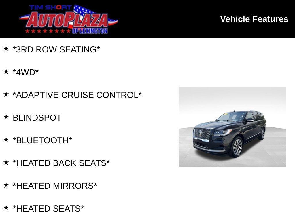 used 2023 Lincoln Navigator car, priced at $62,000