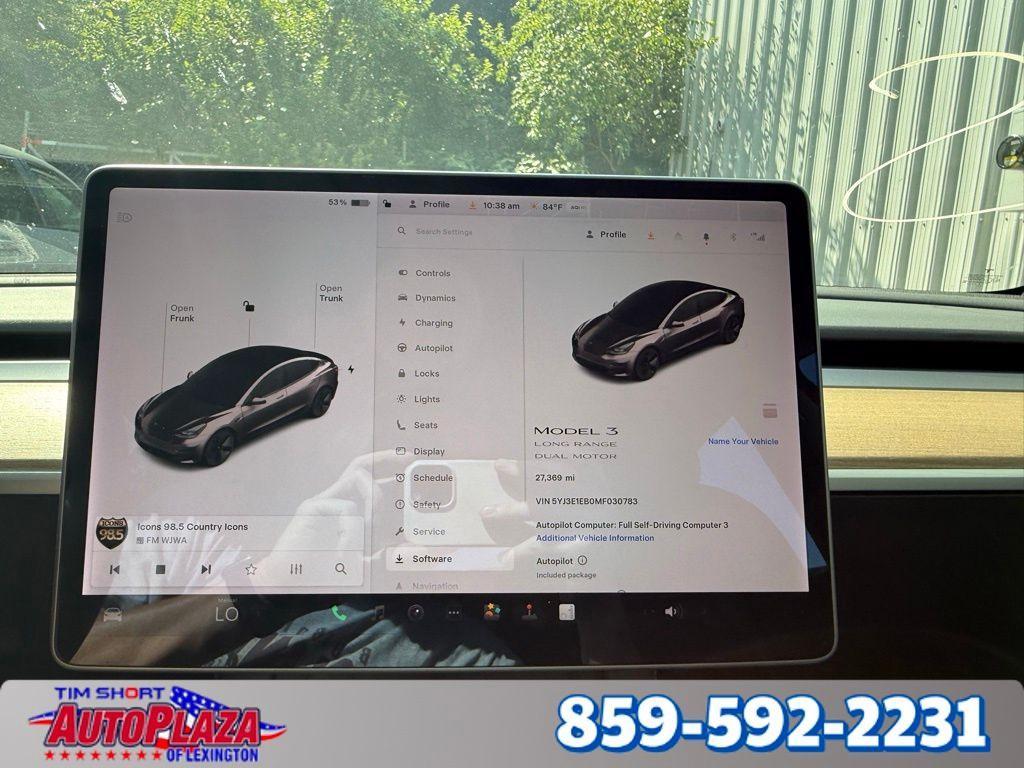 used 2021 Tesla Model 3 car, priced at $27,000