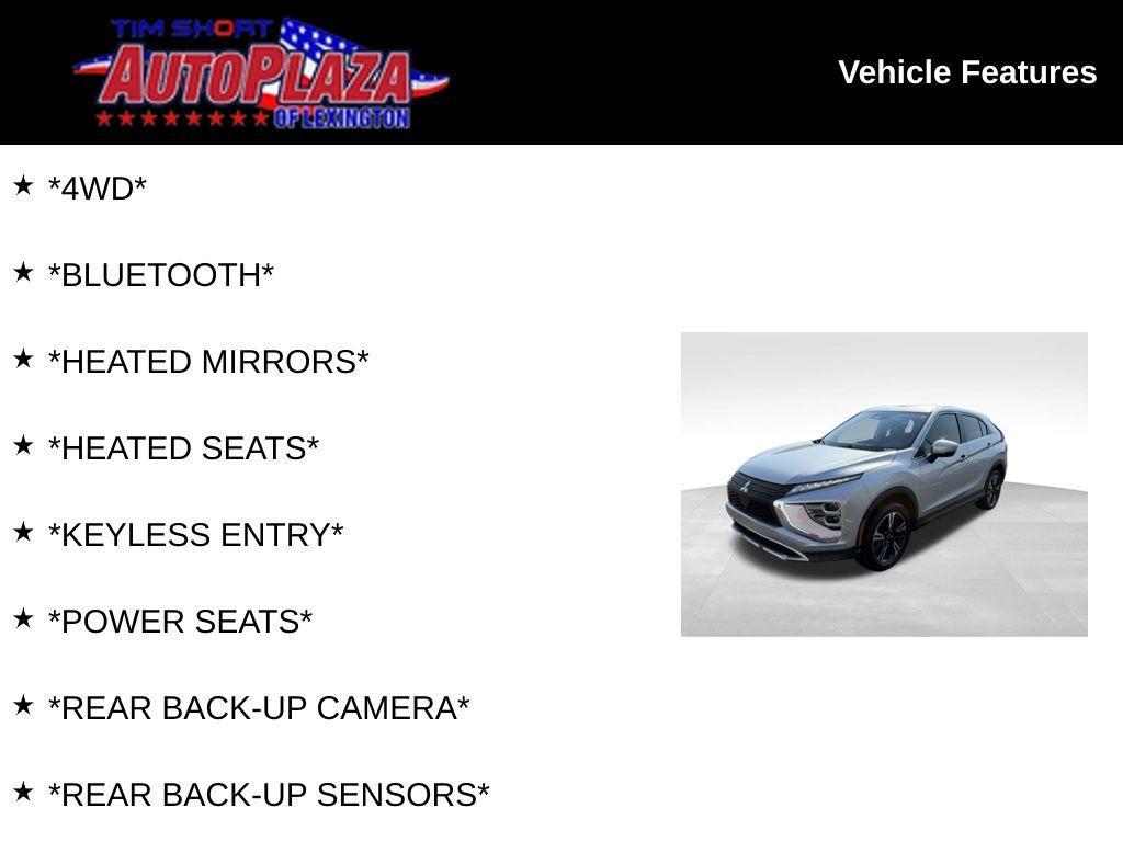 used 2024 Mitsubishi Eclipse Cross car, priced at $21,400