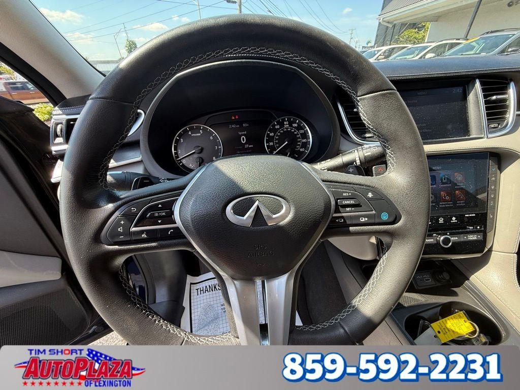 used 2024 INFINITI QX50 car, priced at $35,250