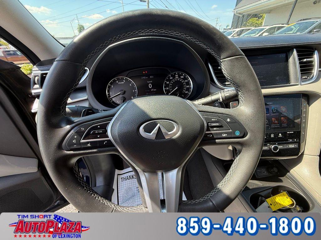 used 2024 INFINITI QX50 car, priced at $33,400