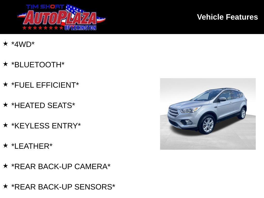 used 2018 Ford Escape car, priced at $12,400