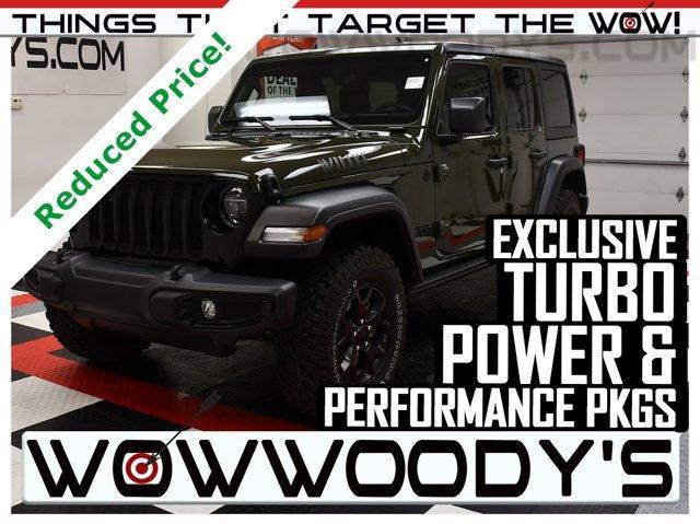 used 2022 Jeep Wrangler Unlimited car, priced at $36,887