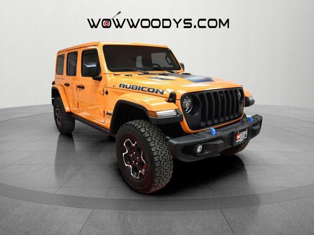 used 2021 Jeep Wrangler Unlimited 4xe car, priced at $45,846