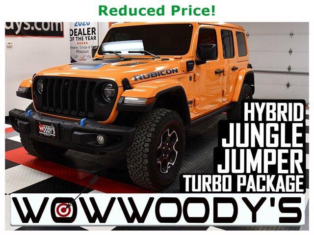 used 2021 Jeep Wrangler Unlimited 4xe car, priced at $45,846