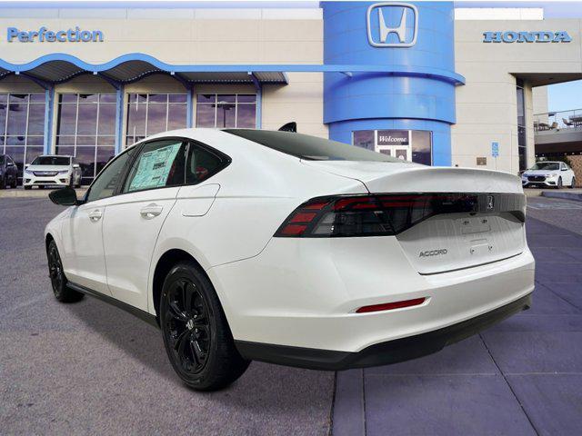 new 2025 Honda Accord car, priced at $32,110