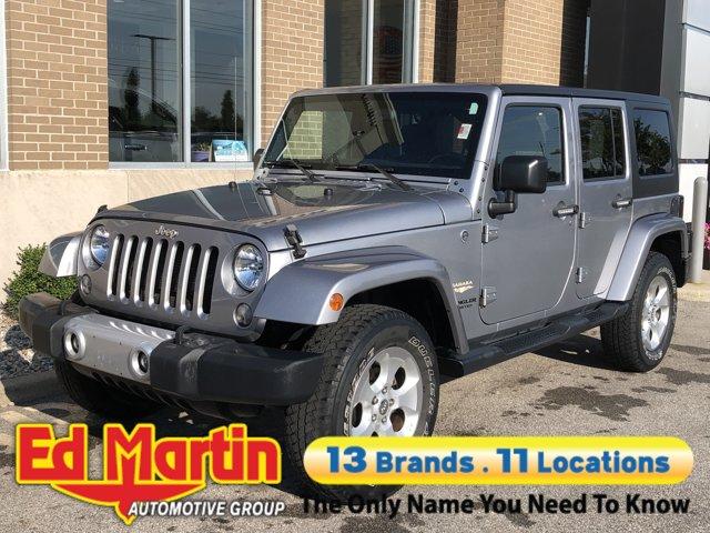 used 2015 Jeep Wrangler Unlimited car, priced at $17,477