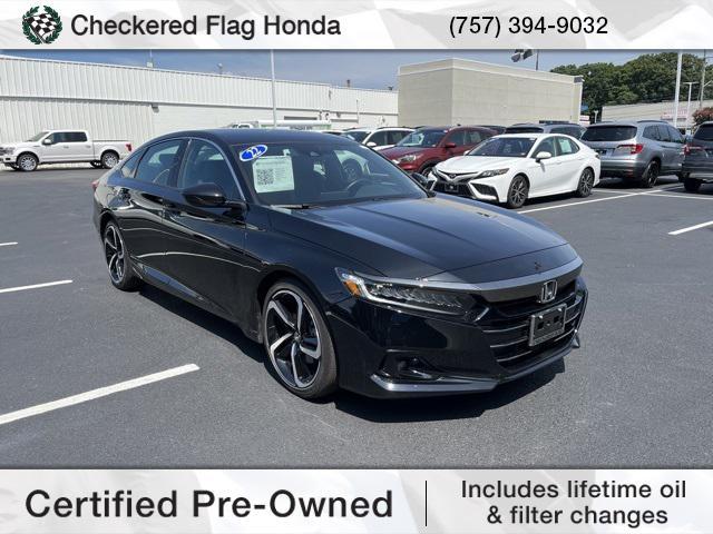 used 2022 Honda Accord car, priced at $27,547