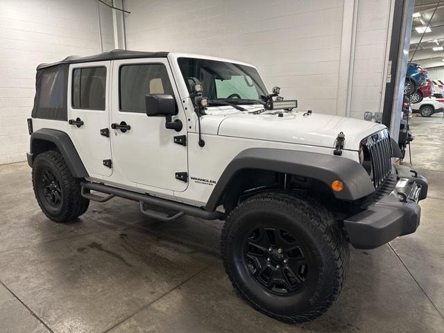 used 2017 Jeep Wrangler Unlimited car, priced at $18,678