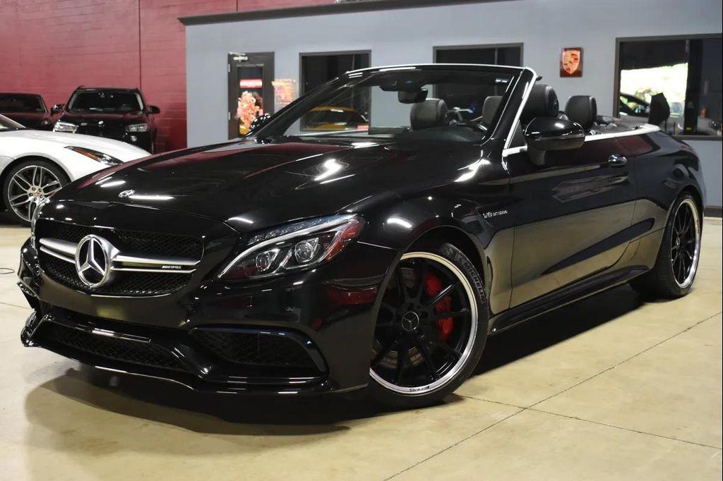 used 2018 Mercedes-Benz AMG C 63 car, priced at $47,990