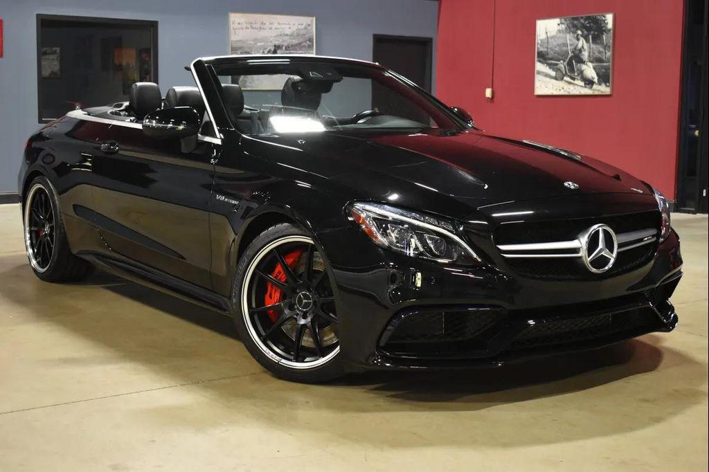used 2018 Mercedes-Benz AMG C 63 car, priced at $47,990