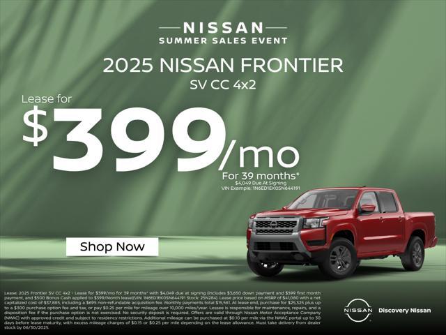 new 2025 Nissan Frontier car, priced at $32,758