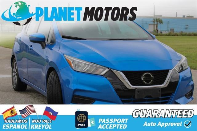 used 2021 Nissan Versa car, priced at $14,899