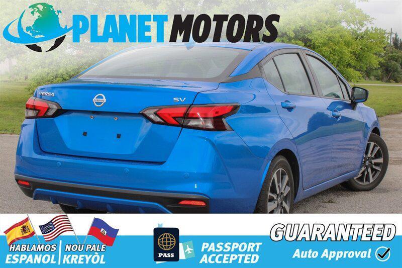 used 2021 Nissan Versa car, priced at $15,399