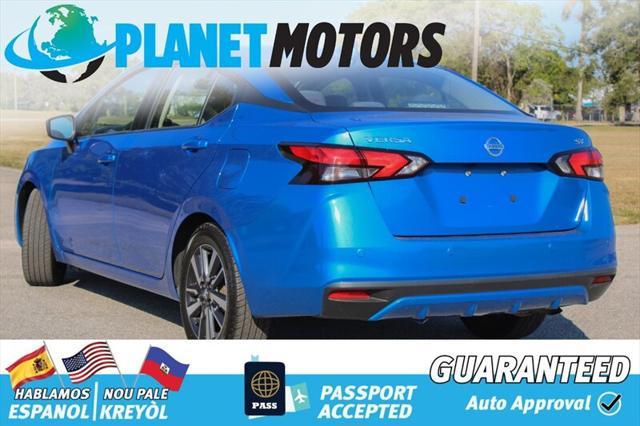 used 2021 Nissan Versa car, priced at $15,099