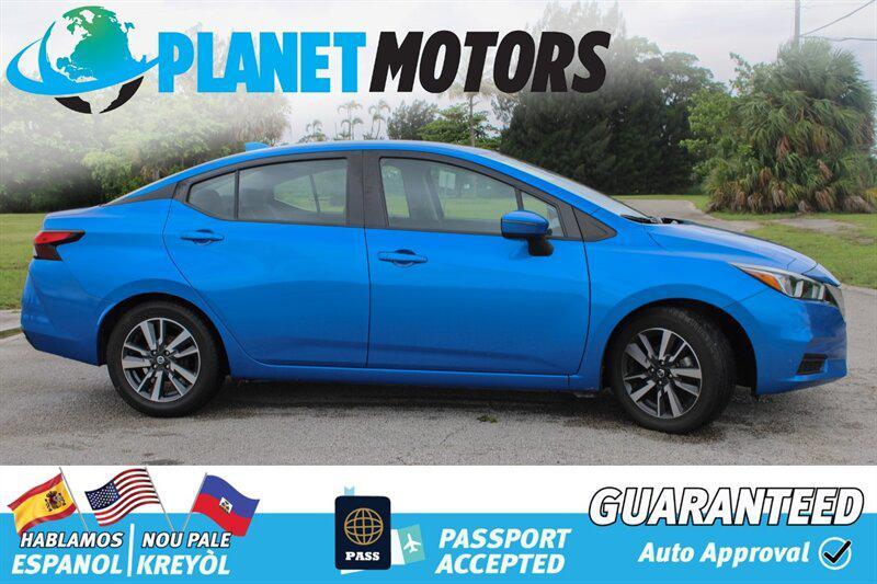used 2021 Nissan Versa car, priced at $15,399