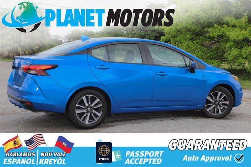 used 2021 Nissan Versa car, priced at $15,399