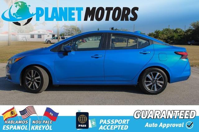 used 2021 Nissan Versa car, priced at $15,099