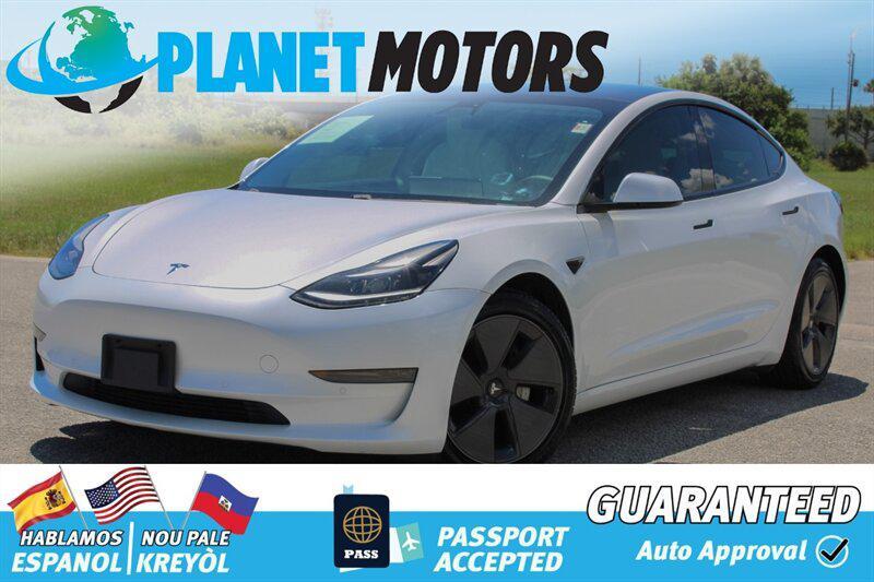 used 2021 Tesla Model 3 car, priced at $23,499