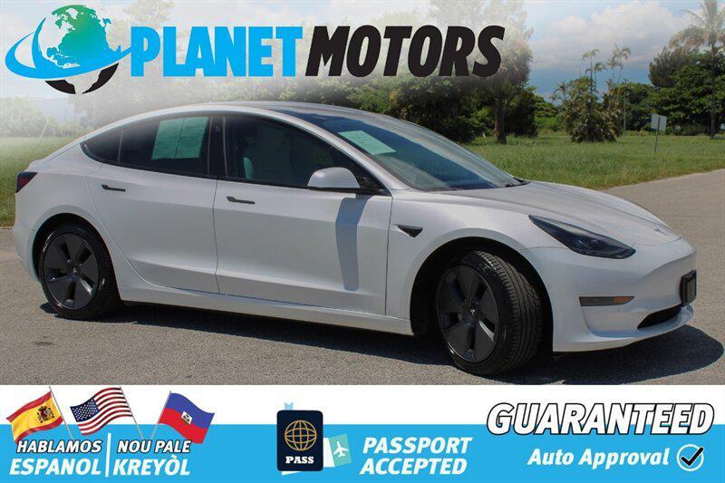 used 2021 Tesla Model 3 car, priced at $23,499