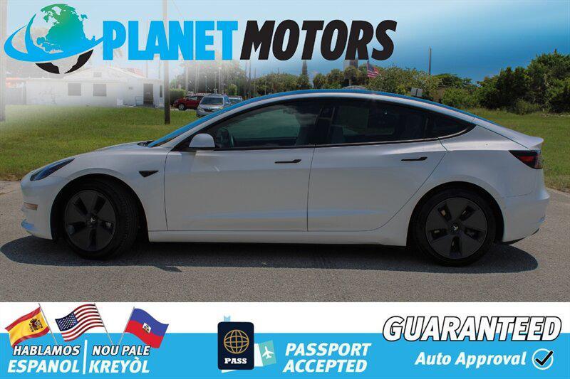 used 2021 Tesla Model 3 car, priced at $23,499